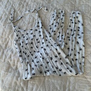 madewell palm tree jumpsuit